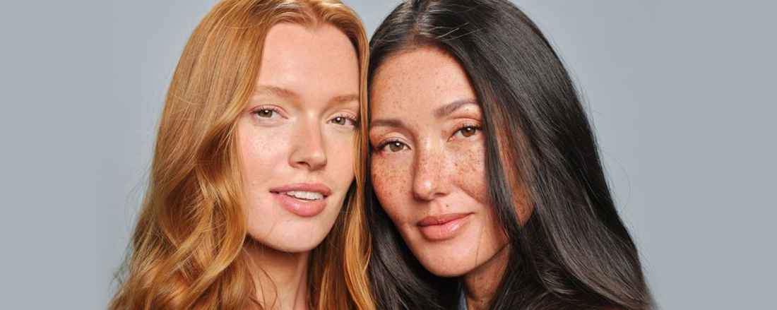 2 women with hairstyle for their hair type