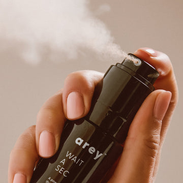 Closeup Image of Wait A Sec being sprayed.