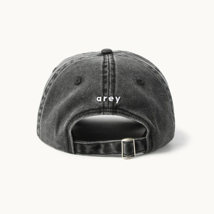 The Hat. Back view says arey.