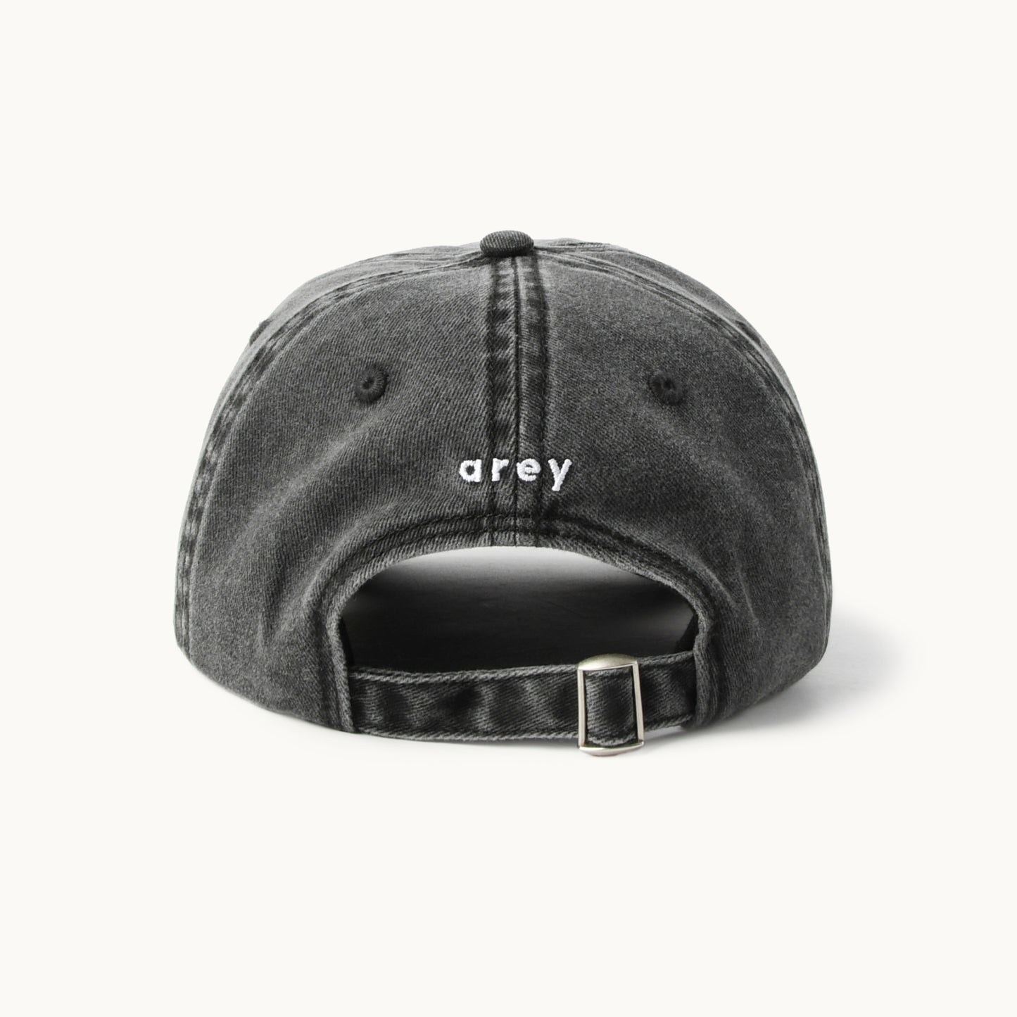 The Hat. Back view says arey.