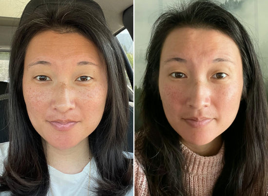 before and after using not today grey