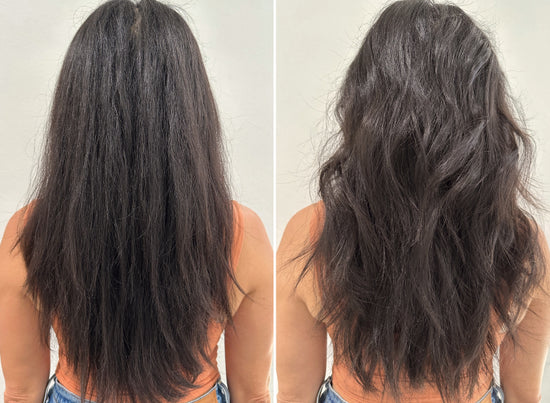 before and after using mend