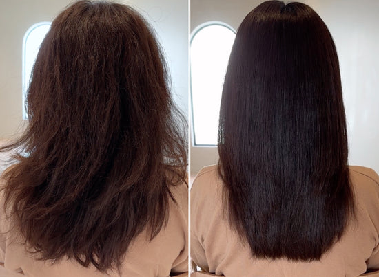 before and after using the duo and mend