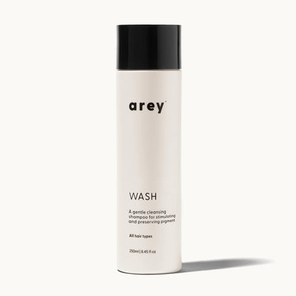Wash Shampoo bottle on a white background